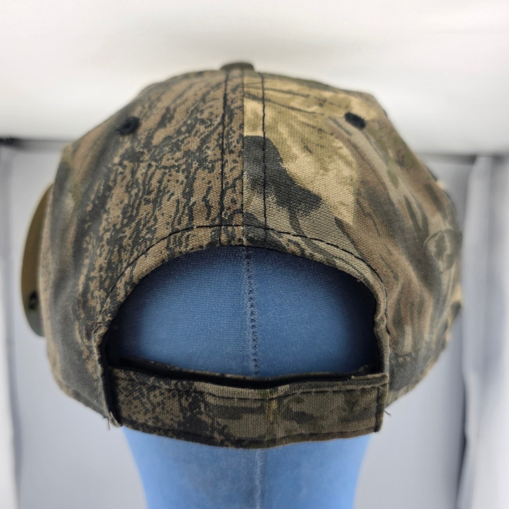 Hit Wear Mossy Oak Camo Hat Orange EMJ Logo New with Tags OSFM‎ Vintage - Picture 3 of 10